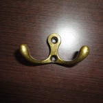 Wieszak Pająk mosiądz