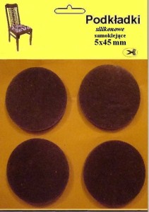 Podkładka silikonowa 34 mm biała