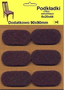 Podkładka filcowa 20 x 44 mm