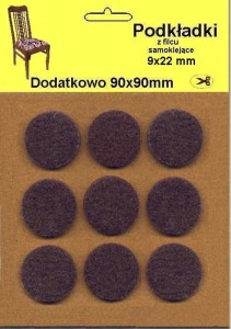 Podkładka filcowa 25 mm